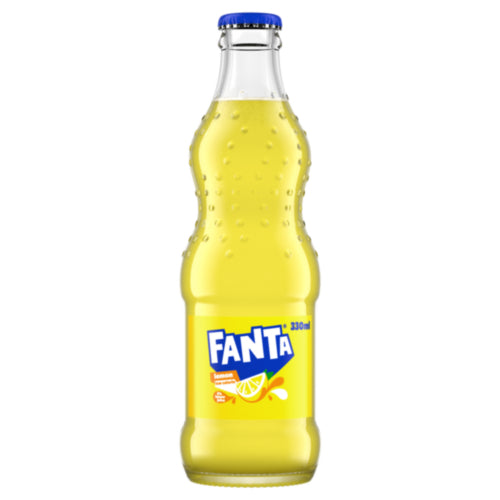 Fanta Lemon Non Returnable Glass Bottle *24x330ml*