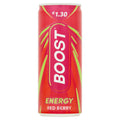 Boost Energy Red Berry Drink Can *24x250ml*
