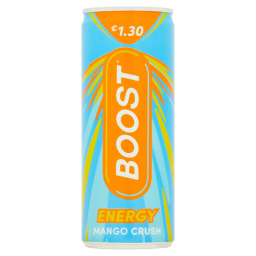Boost Energy Mango Crush Drink Can*24x250ml*