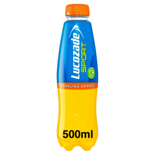 Lucozade Sport Sparkling Orange Bottle *12x500ml*