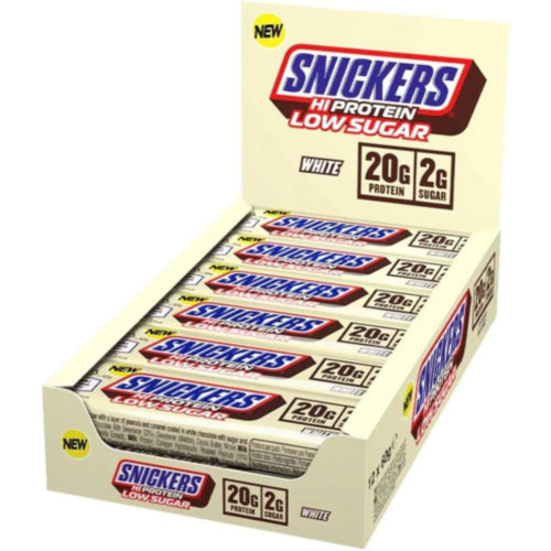 Snickers Hi-Protein Low Sugar White Bar - 12x57g Case *Special Order*