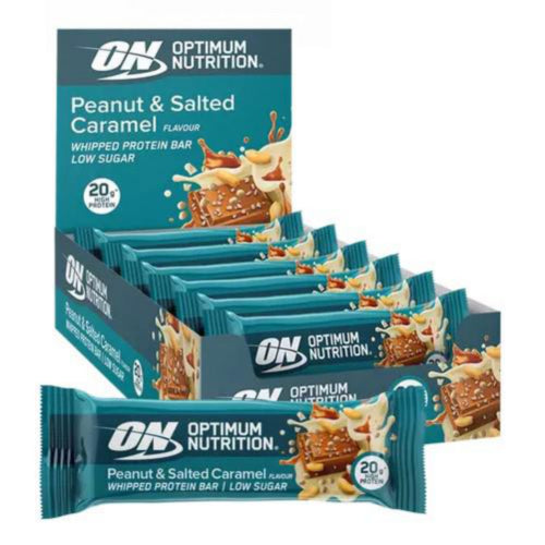Optimum Nutrition Whipped Protein Bar Peanut and Salted Caramel - *10x65g Case* *Special Order*