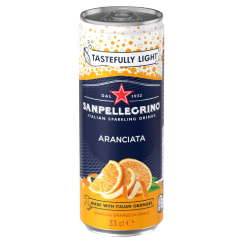 San Pellegrino Orange Sparkling Can - *24x330ml*
