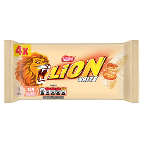 Lion White Snack Size Bar - 10x(4x30g) Packs