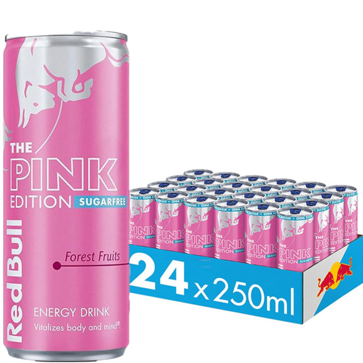 Red Bull Forest Fruits Sugar Free Pink Edition *24x250ml*
