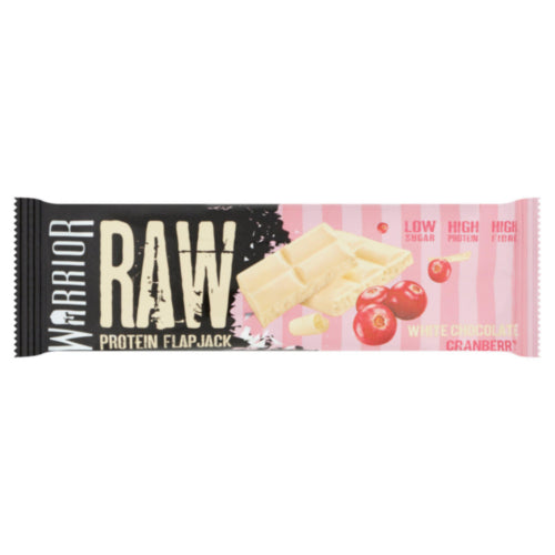 Warrior Raw White Chocolate Cranberry Protein Flapjack *12x75g case*