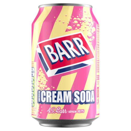 Barr Cream Soda Can *24x330ml*
