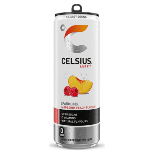 Celsius Raspberry Peach Energy Drink *12x355ml*