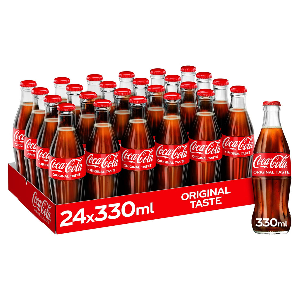 Coca Cola Original Non Returnable Glass Bottle *24x330ml*