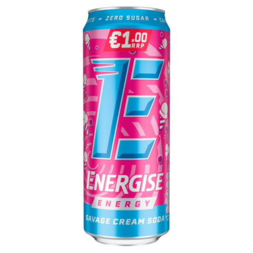 Energise Energy Cream Soda Can *18x330ml*