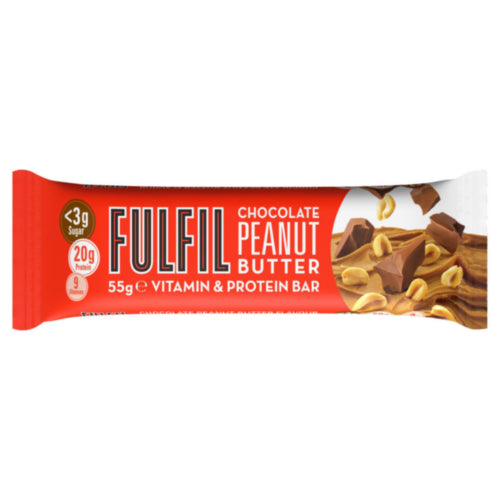 Fulfil Chocolate Peanut Butter Vitamin & Protein Bar *15x55g case*