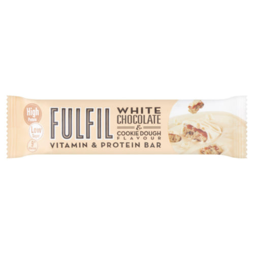Fulfil White Chocolate & Cookie Dough Bar *15x55g case*
