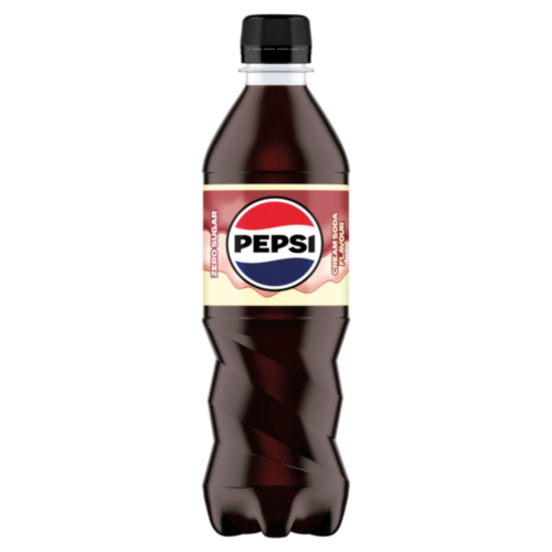 Pepsi Cream Soda Zero Sugar Bottle *24x500ml*