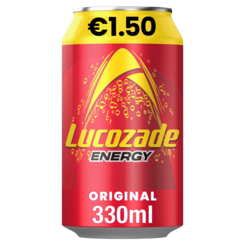 Lucozade Energy Original Can €1.50 PMP *24x330ml*