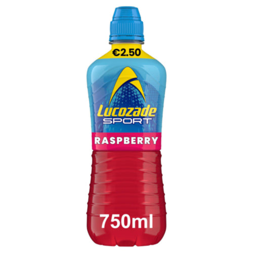 Lucozade Sport Raspberry €2.50 PMP *12x750ml*