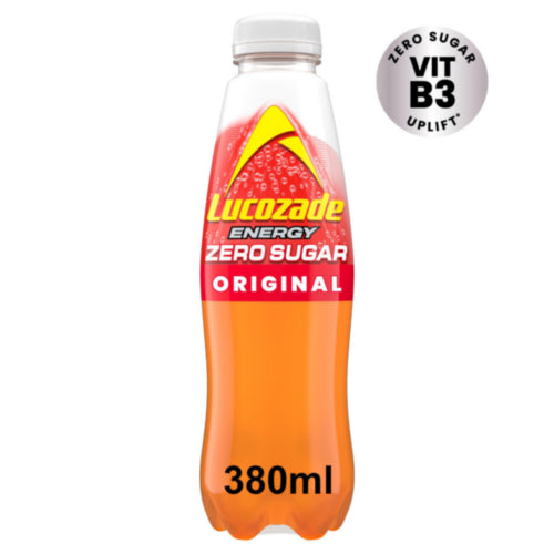 Lucozade Zero Original Bottle *24x380ml*