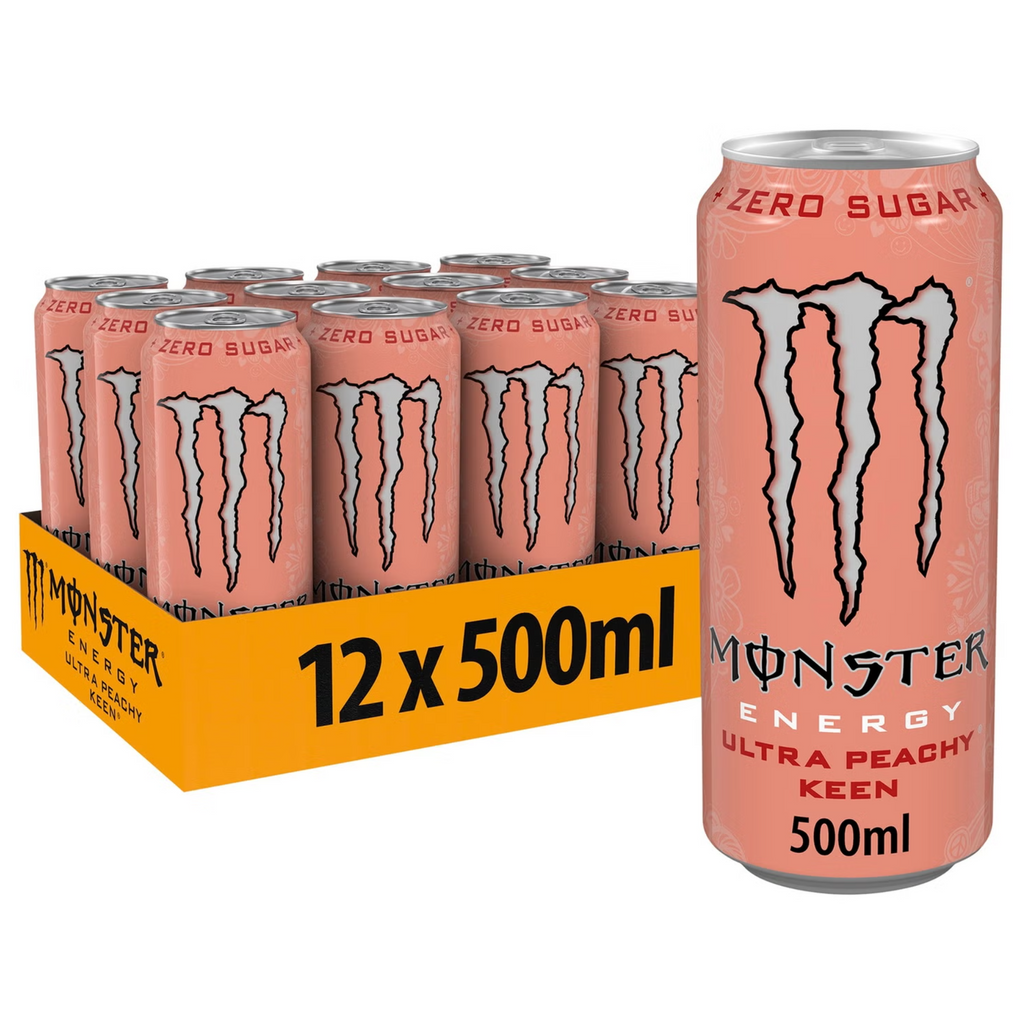 Monster Energy Zero Sugar Ultra Peachy Keen *12x500ml*