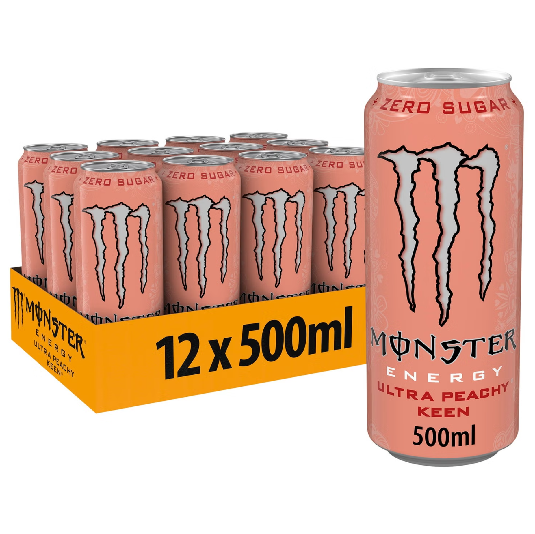 Monster Energy Zero Sugar Ultra Peachy Keen *12x500ml*
