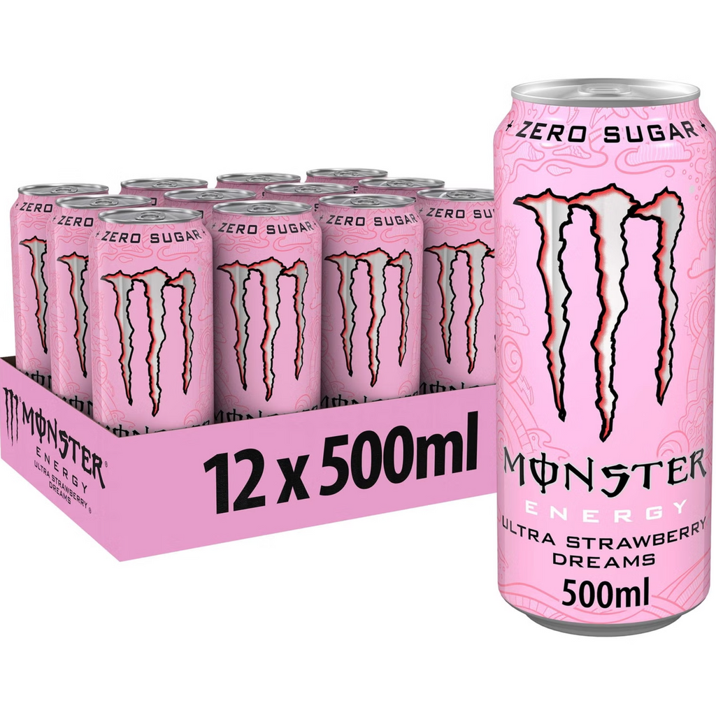 Monster Energy Zero Sugar Ultra Strawberry Dreams *12x500ml*
