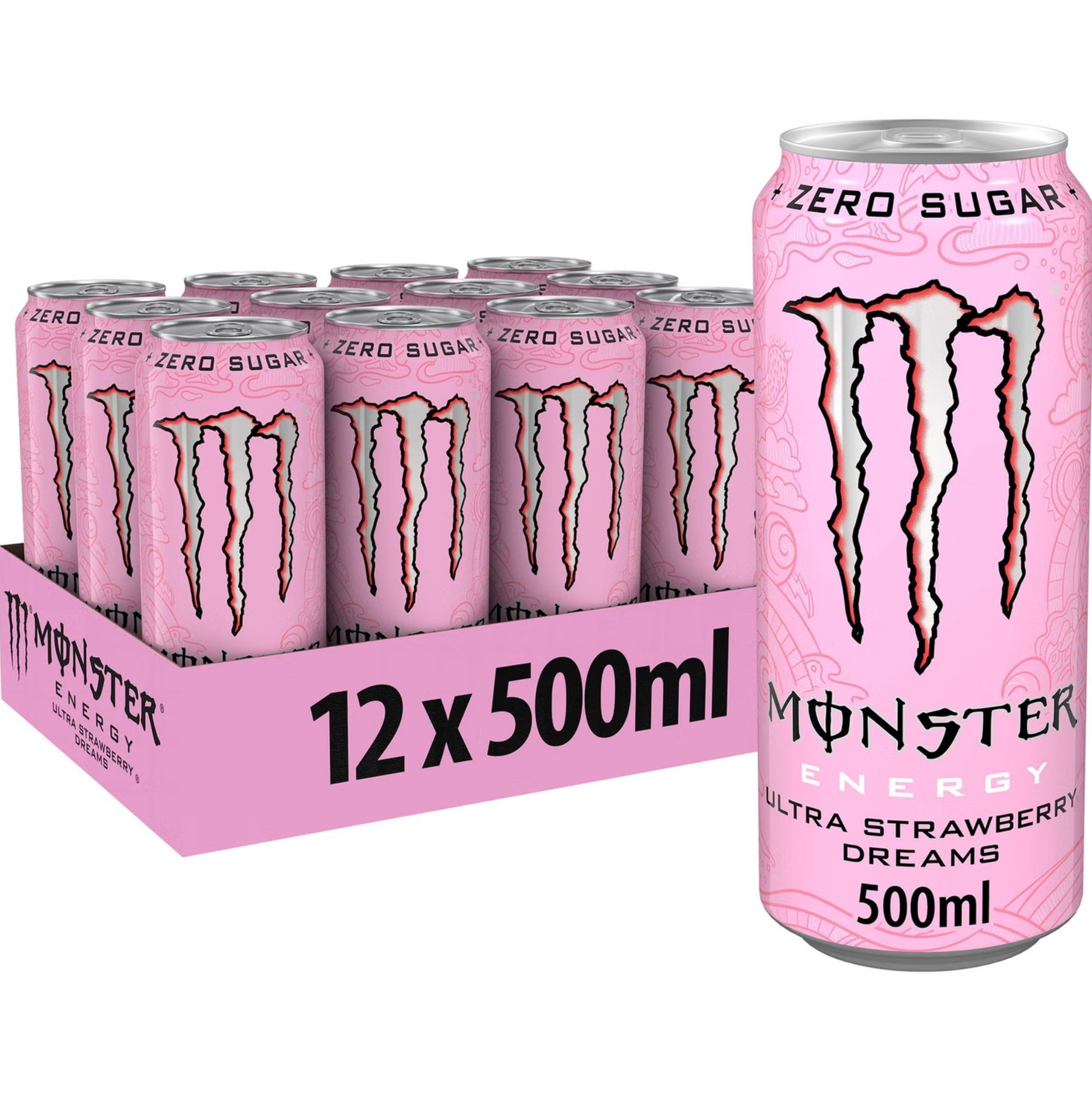 Monster Energy Zero Sugar Ultra Strawberry Dreams *12x500ml*