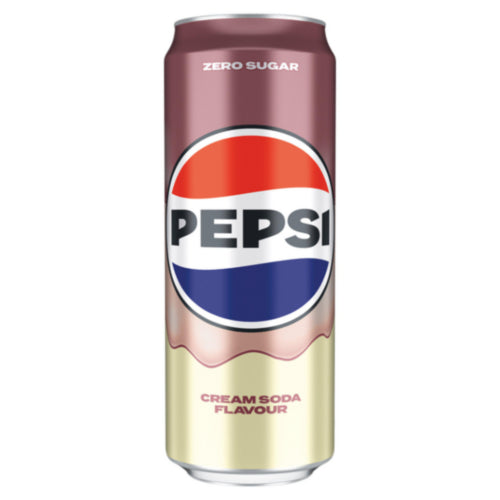 Pepsi Cream Soda Zero Sugar Can *24x330ml*