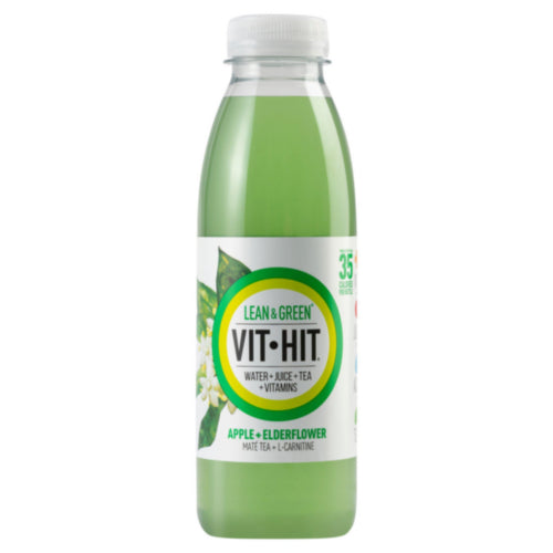 Vit Hit Apple & Elderflower Lean & Green Drink *12x500ml*
