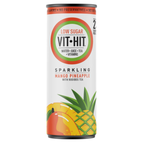 Vit Hit Mango Pineapple with Rooibos Tea Sparkling Drink Can *12x330ml*